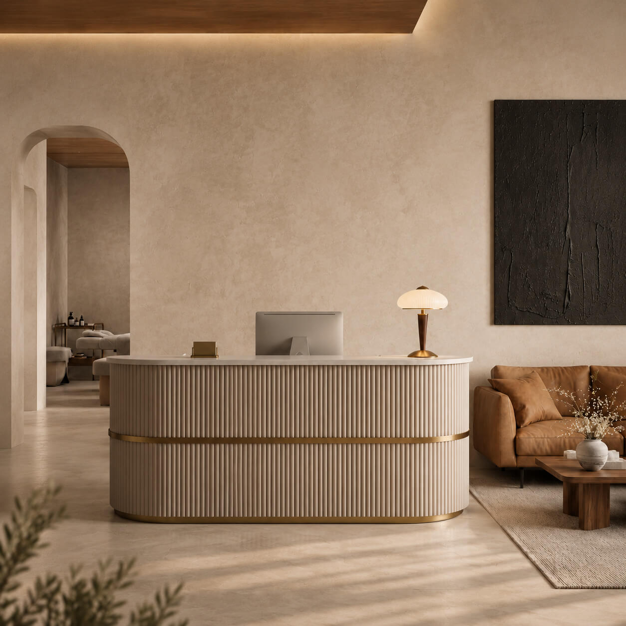 A Reception Desk, Composed Around Your Business