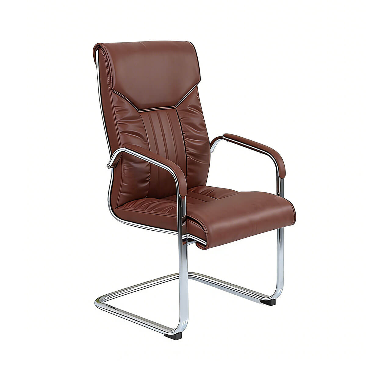 Black Leather Director Chair - Ergonomic High Back Swivel Office Chair - ANZHAP YZ-707 Main picture 2