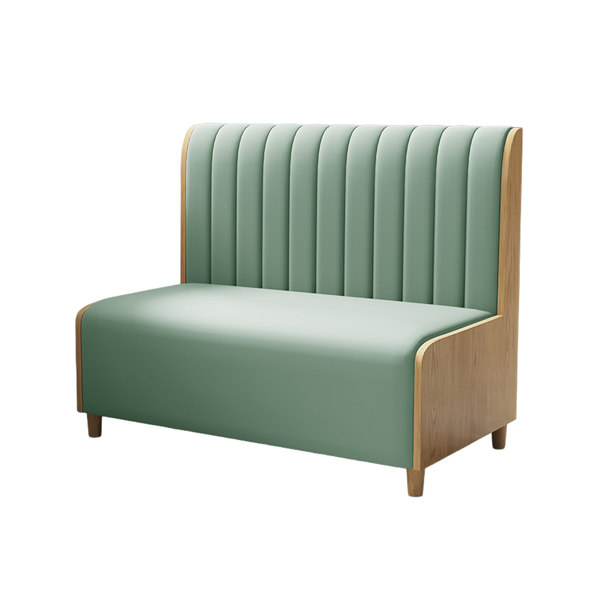 Blue Upholstered Mounted Booth Seating Set for Breakrooms - ANZHAP JDZH-2076 Main picture7