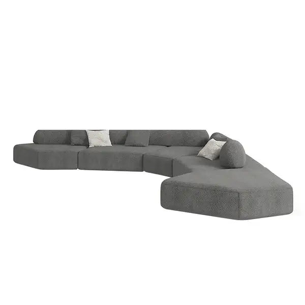 Curved Office Reception Sofa Large Lobby Welcome Couch ANZHAP-BSF-2018-mainpictures 37