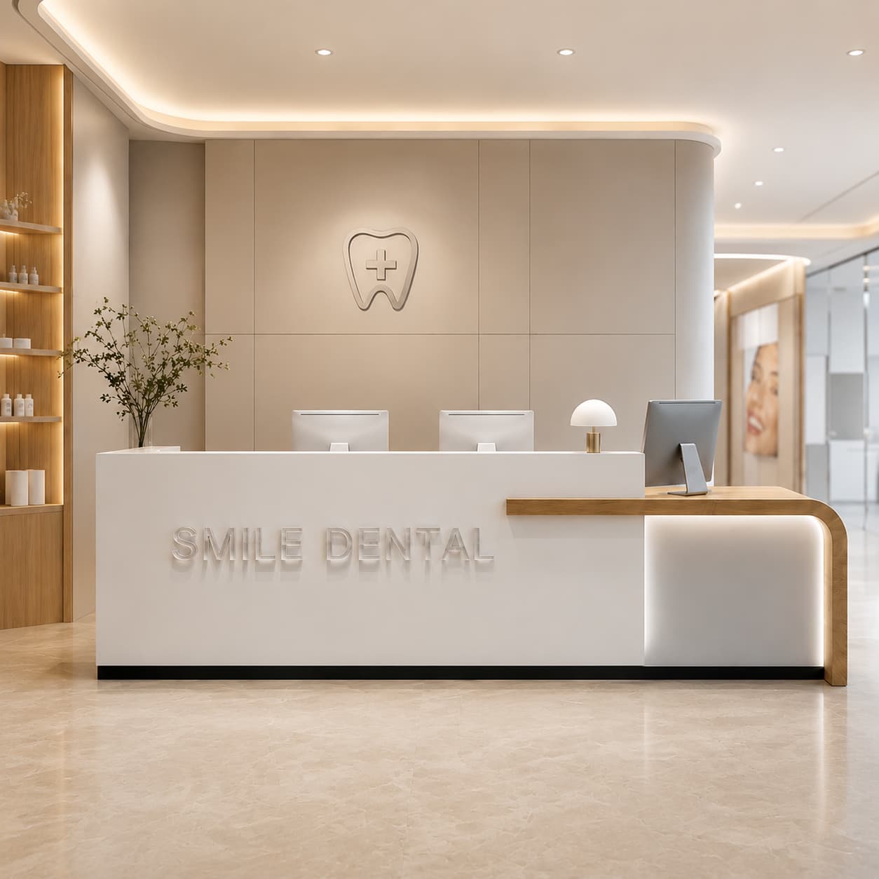 Custom 3D Acrylic Letters for Reception Desk Logo-6