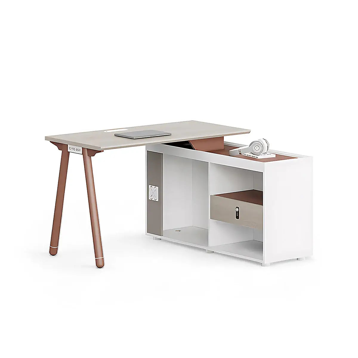 Designer Office Desk - Aesthetic Minimalist Desk Setup ANZHAP-BGZ-204-mainpictures 21