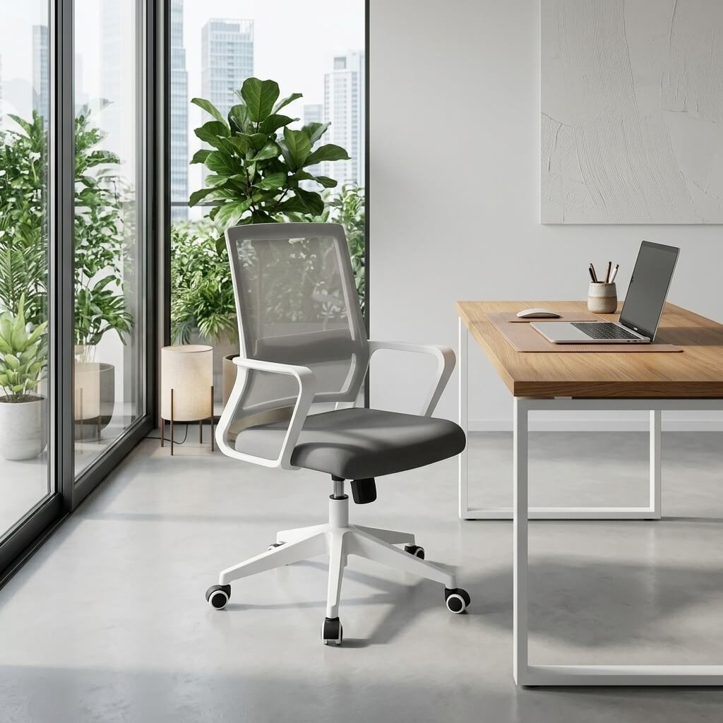 Ergonomic_Mesh_Swivel_Office_Chair_with_Silent_Wheels_-_ANZHAP_BGY-1017_Main_picture2