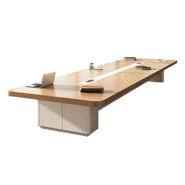Executive Meeting Table with Storage Modern Corporate Desk ANZHAP-HYZ-2046-mainpictures 1