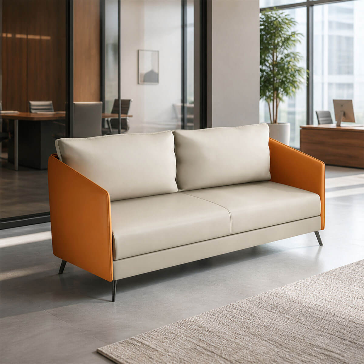Executive Office Sofa Chair Small Leather Armchair ANZHAP-BGSF-104-mainpictures 3