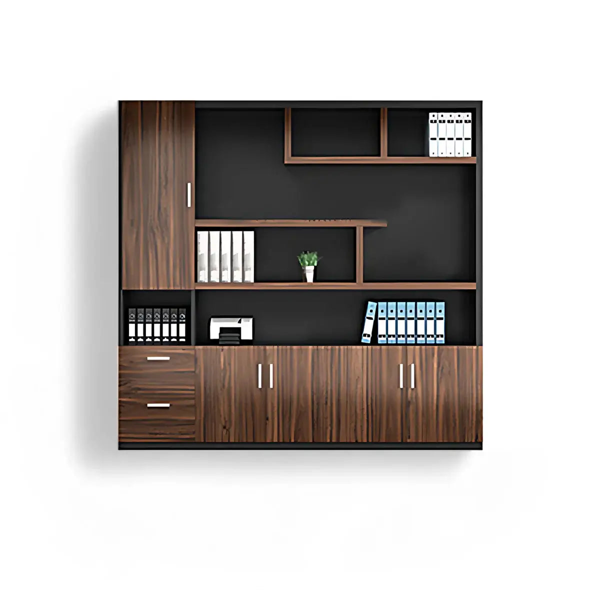 L-Shaped Executive Director Desk with Modesty PanelANZHAP-LBZ-754-mainpictures 3