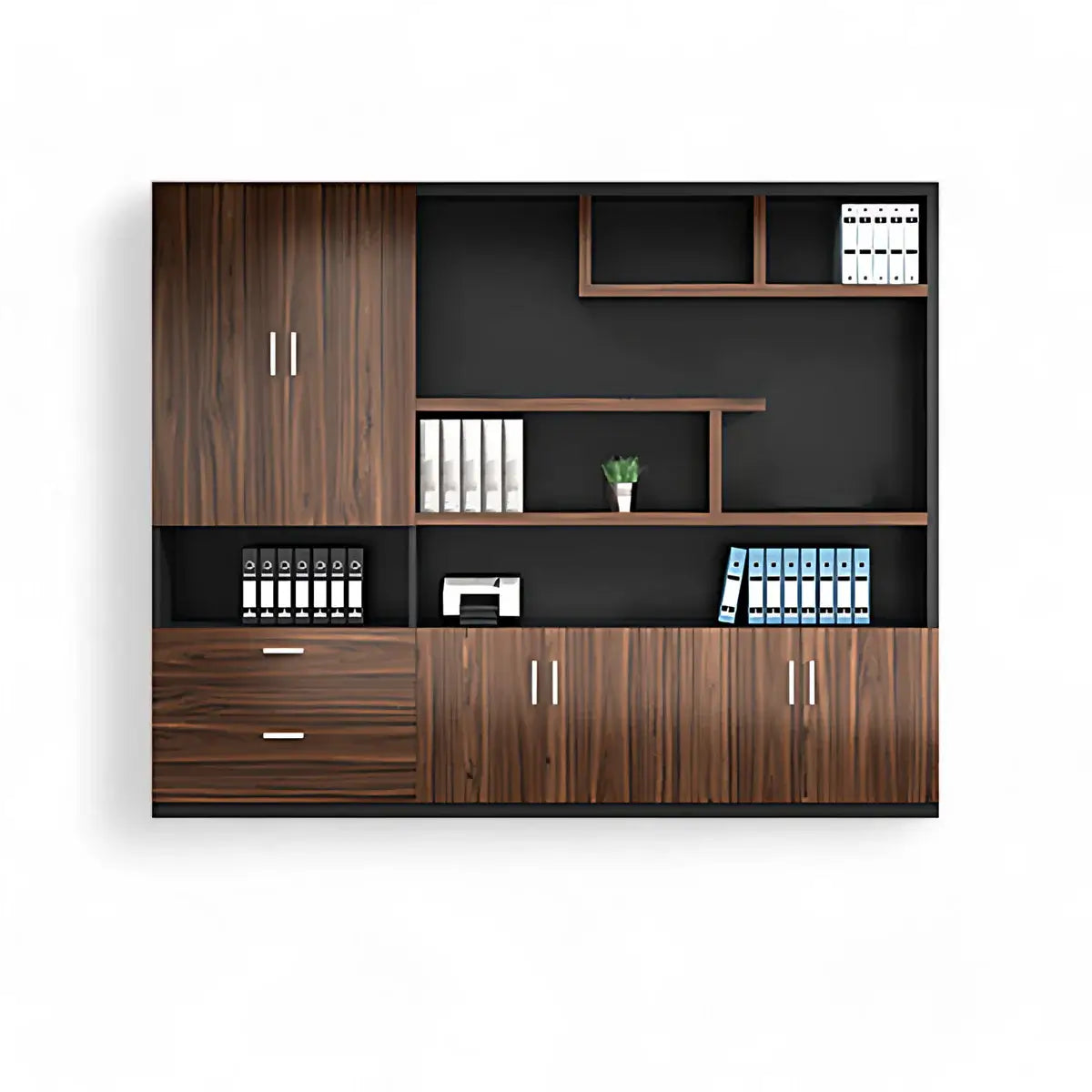 L-Shaped Executive Director Desk with Modesty PanelANZHAP-LBZ-754-mainpictures 4