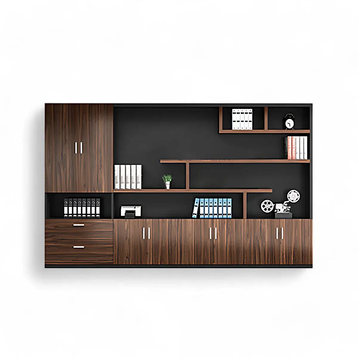 L-Shaped Executive Director Desk with Modesty PanelANZHAP-LBZ-754-mainpictures 6