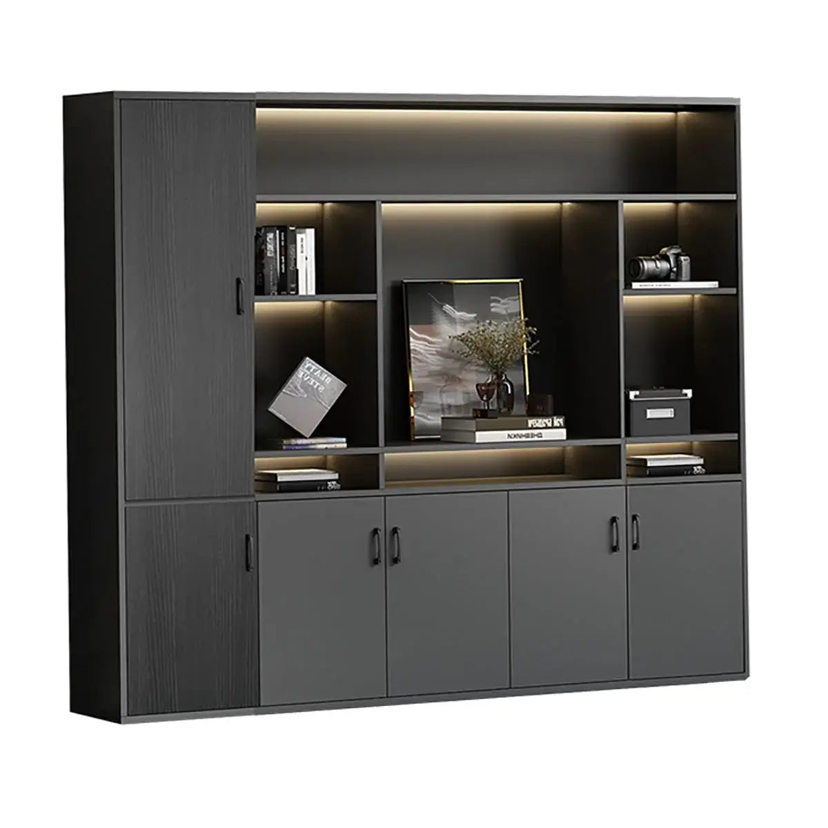 L-Shaped Office Desk with Lockable Storage DrawersANZHAP- LBZ-2082-mainpictures 6