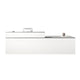 L180*W61*H99cm / White + Gray / In View Right Side Highter