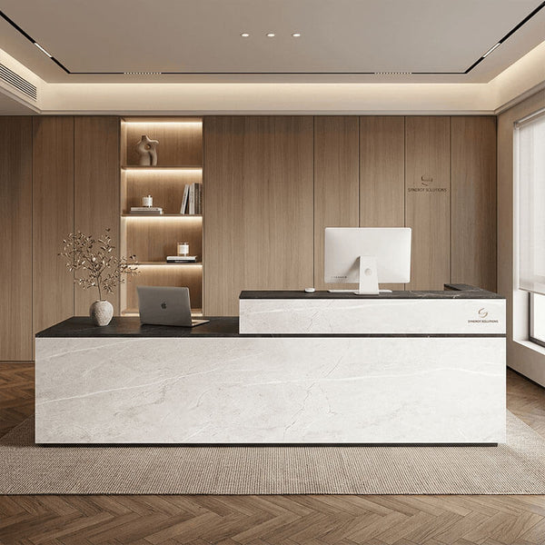 L-Shaped Office Reception Desk Ergonomic Welcome Counter ANZHAP-JDT-2216-mainpictures 5