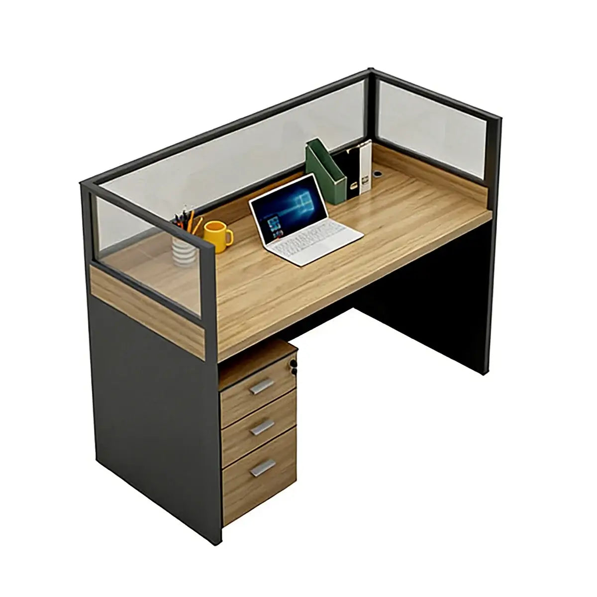 L-Shaped Shared Office Desk - Professional Workstation ANZHAP-YGZ-744-mainpictures 23