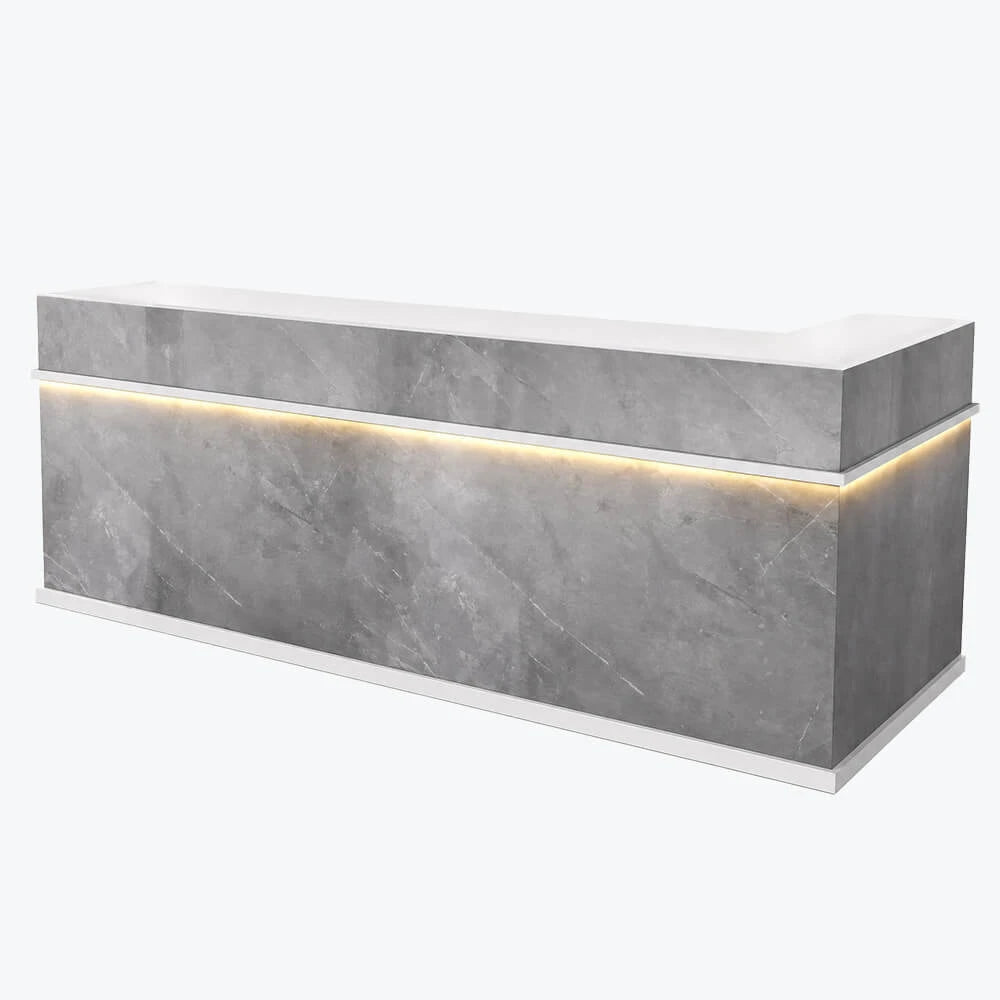 LED Business Reception Desk Checkout Counter Marble Retail Desk ANZHAP-JDT-1049-mianpictures 4