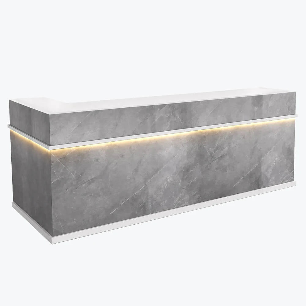 LED Business Reception Desk Checkout Counter Marble Retail Desk ANZHAP-JDT-1049-mianpictures 5
