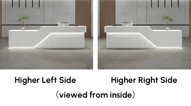 Professional Standing Reception Desk & Front Counter - Style Options