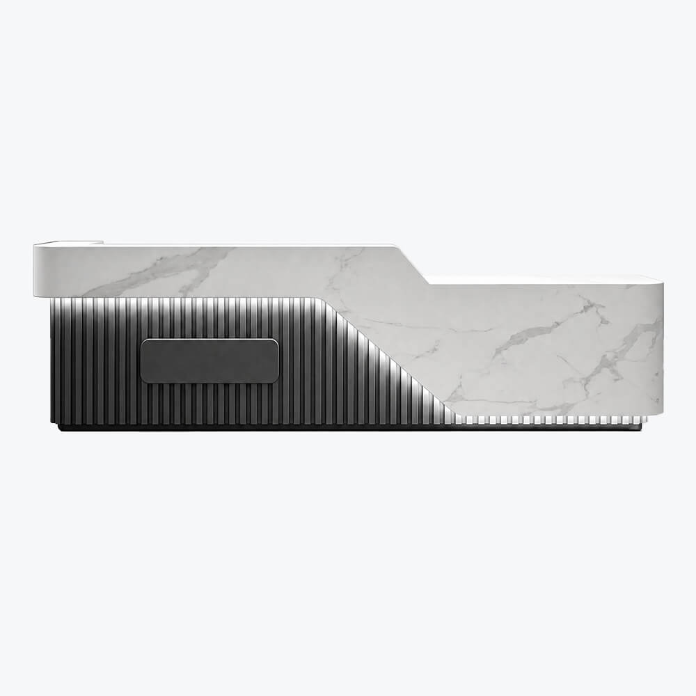 LED Office Welcome Desk with Desk Storage Modern L-Shaped ANZHAP-JDT-2098-main pictures 13