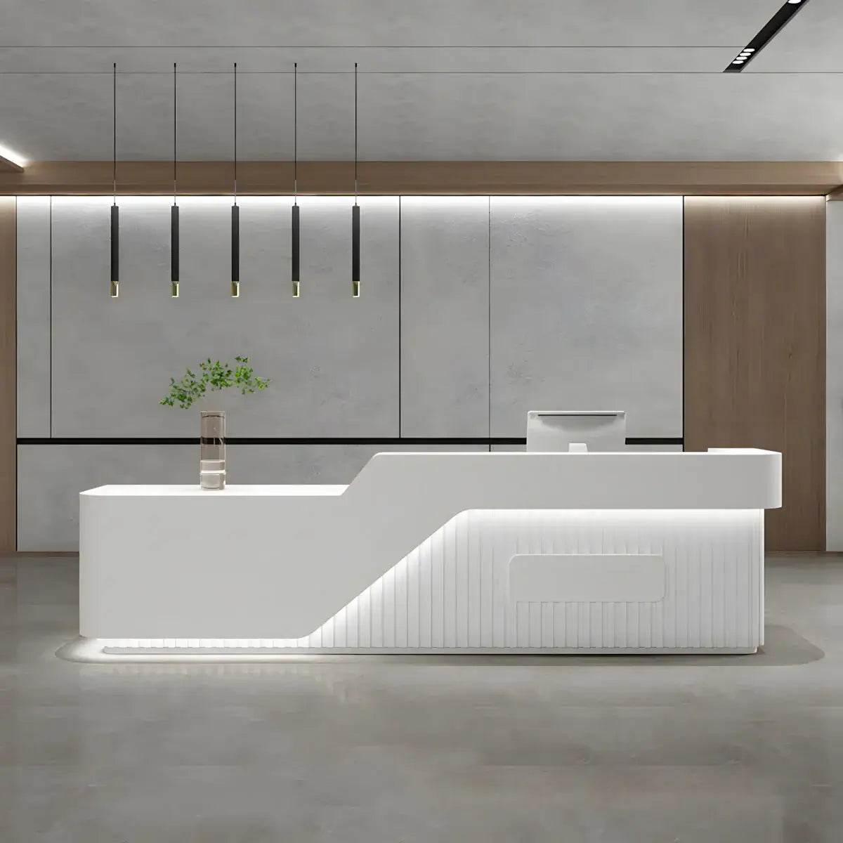 LED Office Welcome Desk with Desk Storage Modern L-Shaped ANZHAP-JDT-2098-mainpictures 41