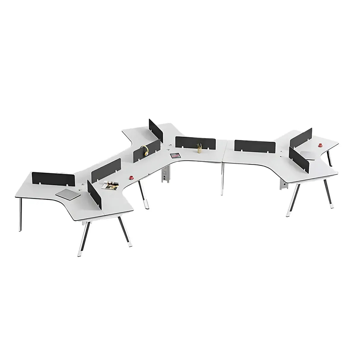 Large Agency Creative Desk - Modern Office Workstation ANZHAP-YGZ-2014-mainpictures 22