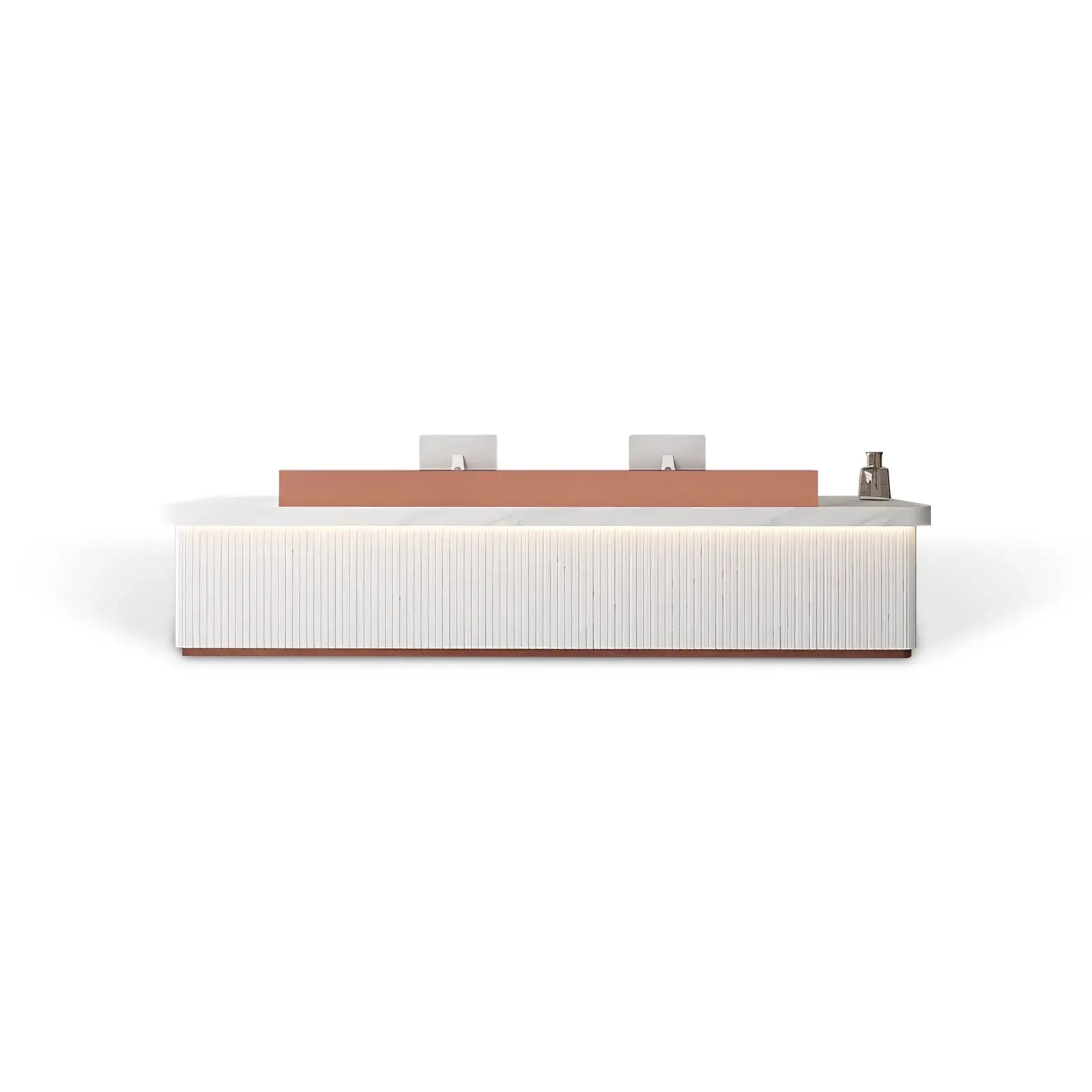 Large Fully Assembled Reception Counter Modern White LED Front Desk ANZHAP- JDT-7162-mainpictures 4