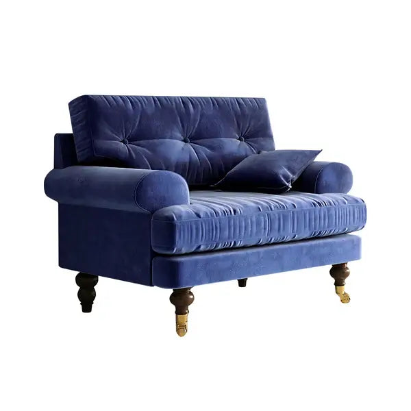 Mid Century Modern Velvet Sofa 3-Seater Lounge Couch ANZHAP-BSF-14-mainpictures 1