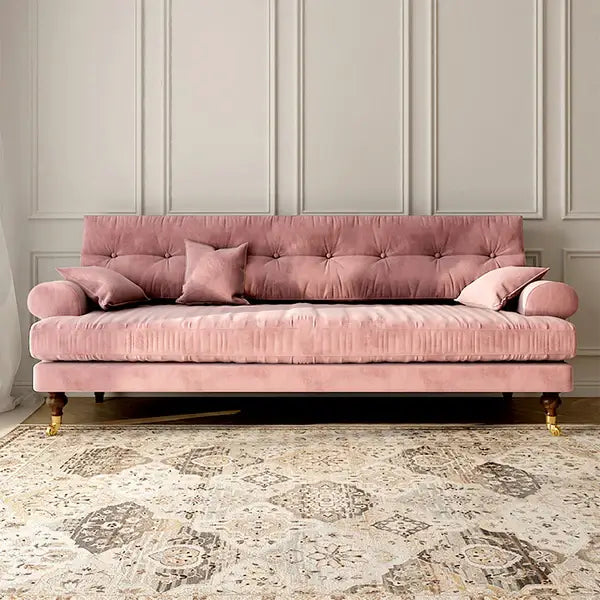 Mid Century Modern Velvet Sofa 3-Seater Lounge Couch ANZHAP-BSF-14-mainpictures 10