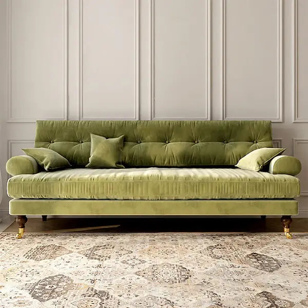 Mid Century Modern Velvet Sofa 3-Seater Lounge Couch ANZHAP-BSF-14-mainpictures 15