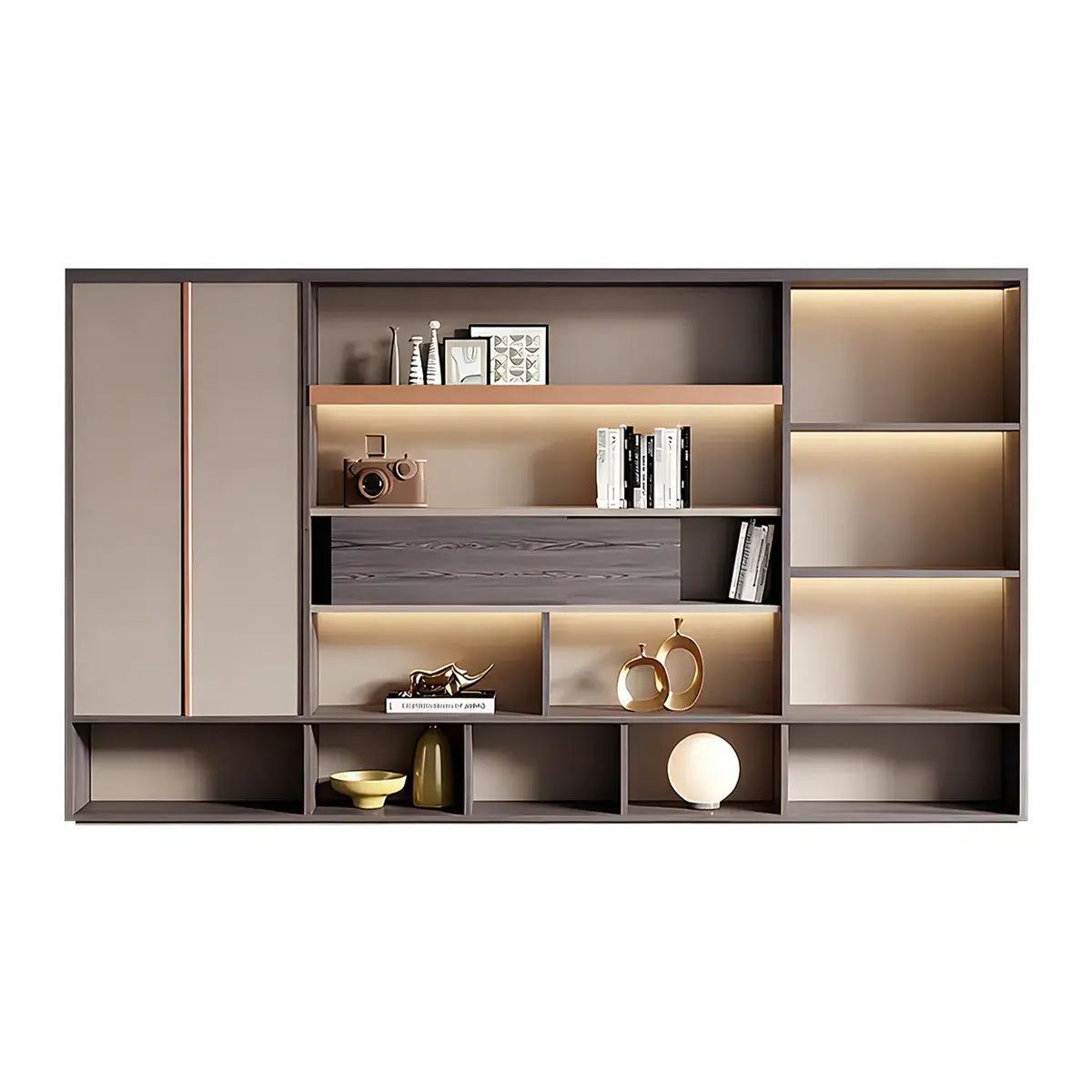 Modern Bookshelf Room Divider Shelving Unit ANZHAP-WJG-2199-mainpictures 12