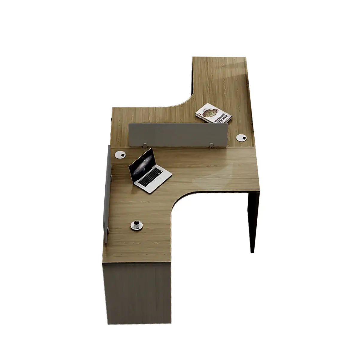 Modern Curved Adjustable Desk - Creative Agency Workstation ANZHAP- BGZ-007-mainpictures 108