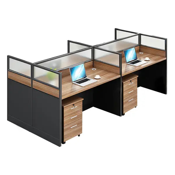 Modern Curved Office Table - Compact Workstation with Drawers ANZHAP- BGZ-2024-mainpictures 12