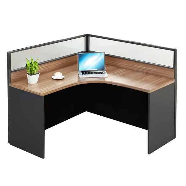 Modern Curved Office Table - Compact Workstation with Drawers ANZHAP- BGZ-2024-mainpictures 15