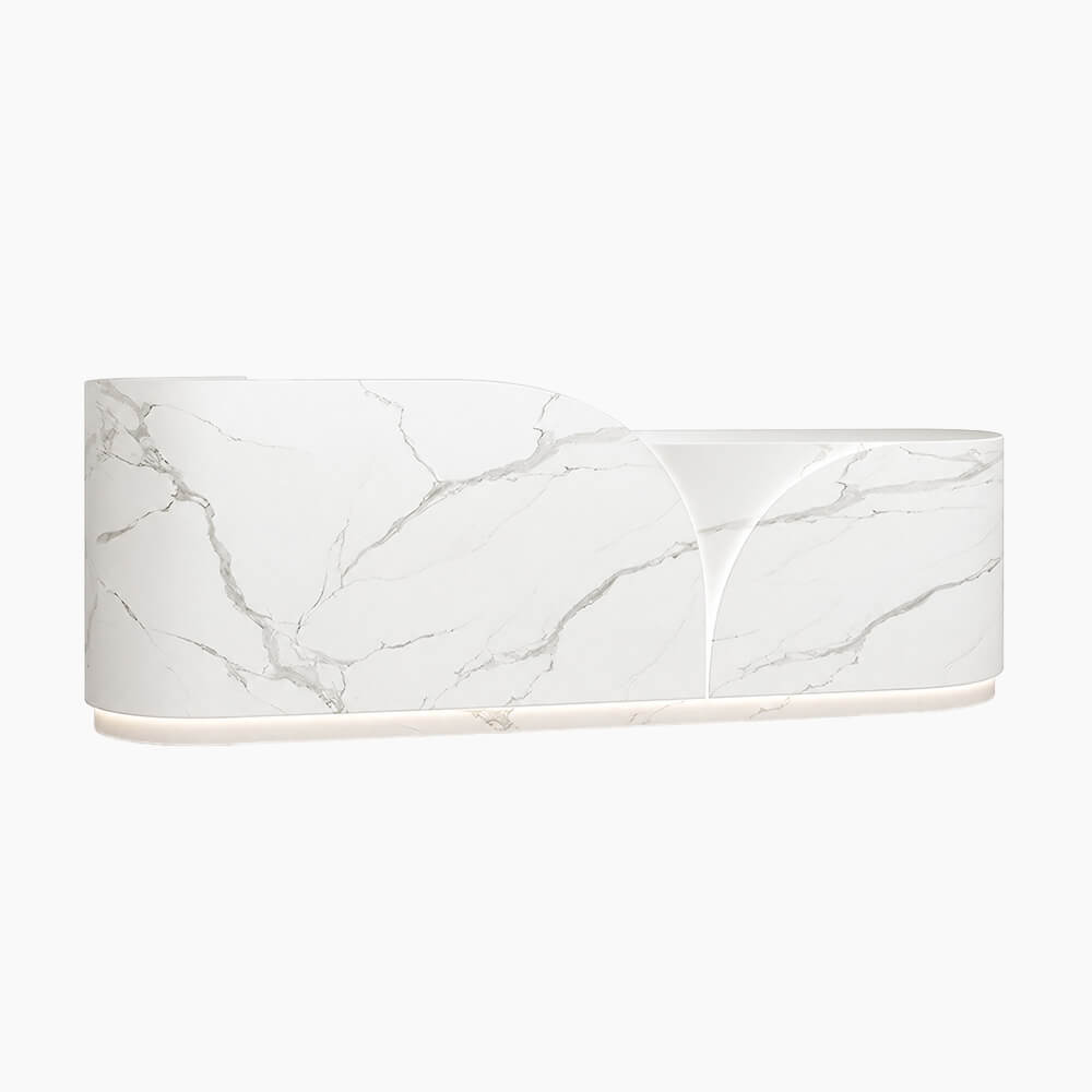 Modern Curved Reception Desk Hotel Front Desk With LED Accent Lighting-JDT-743-mainpictures 10