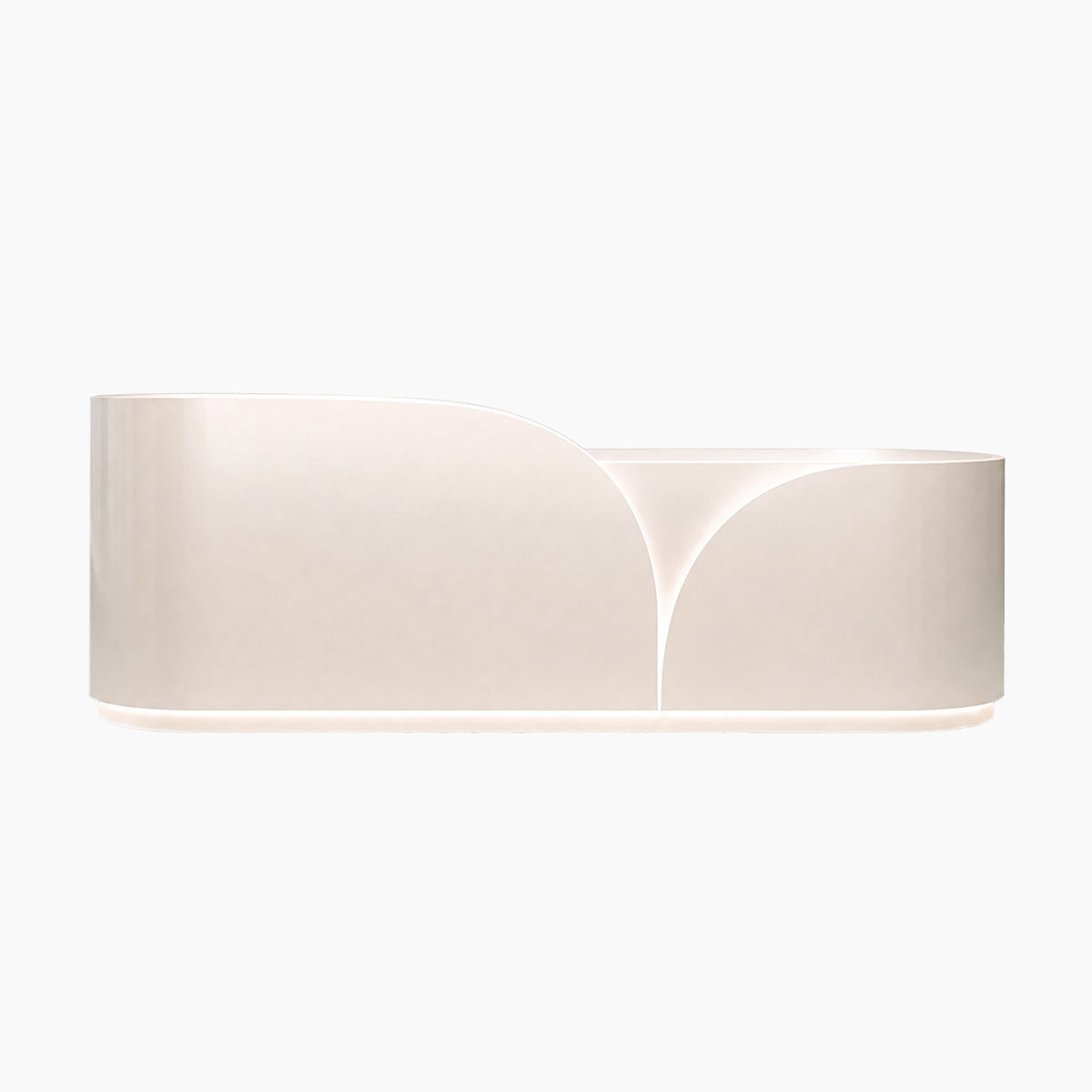 Modern Curved Reception Desk Hotel Front Desk With LED Accent Lighting-JDT-743-mainpictures 8
