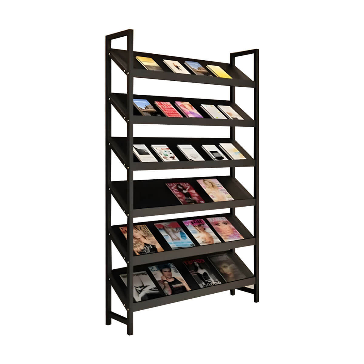 Modern Freestanding Display Shelf and Office Bookcase - ANZHAP ZZJ-008 Main picture 12