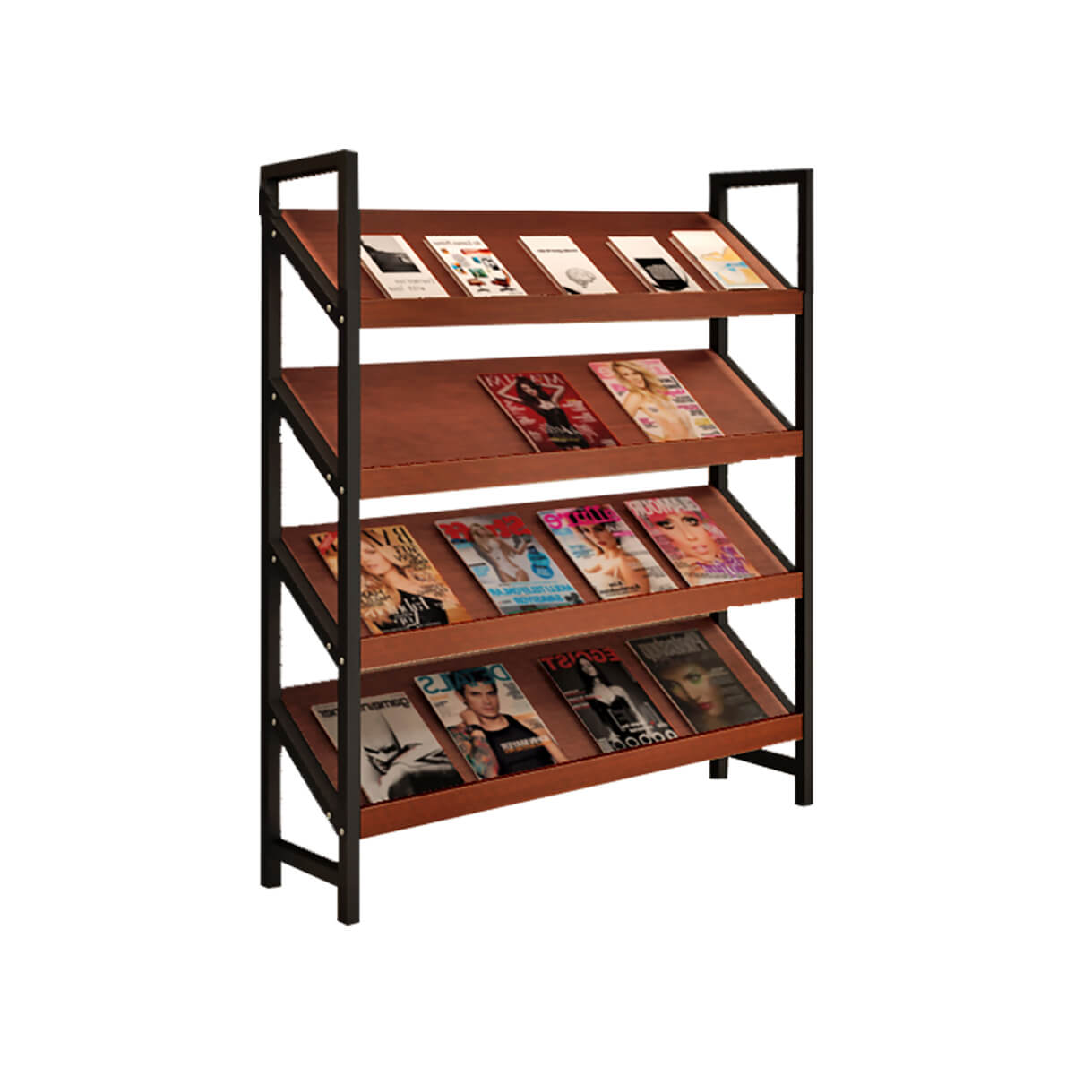 Modern Freestanding Display Shelf and Office Bookcase - ANZHAP ZZJ-008 Main picture 16