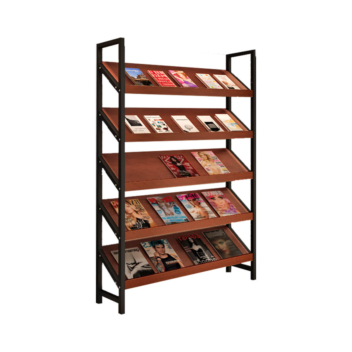 Modern Freestanding Display Shelf and Office Bookcase - ANZHAP ZZJ-008 Main picture 17