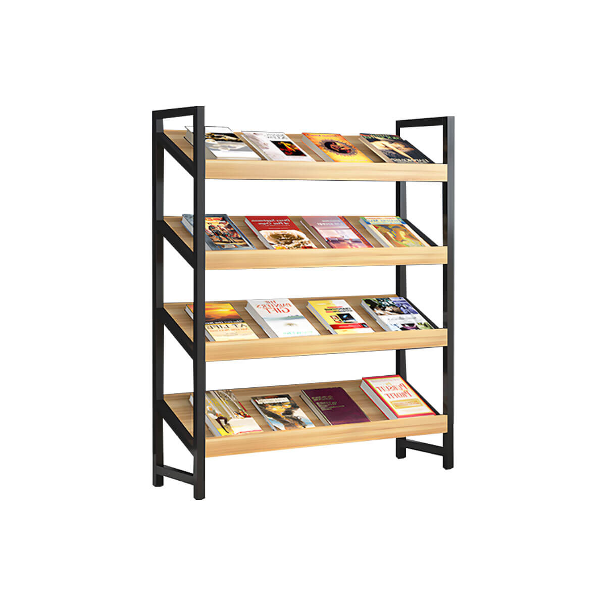 Modern Freestanding Display Shelf and Office Bookcase - ANZHAP ZZJ-008 Main picture 22