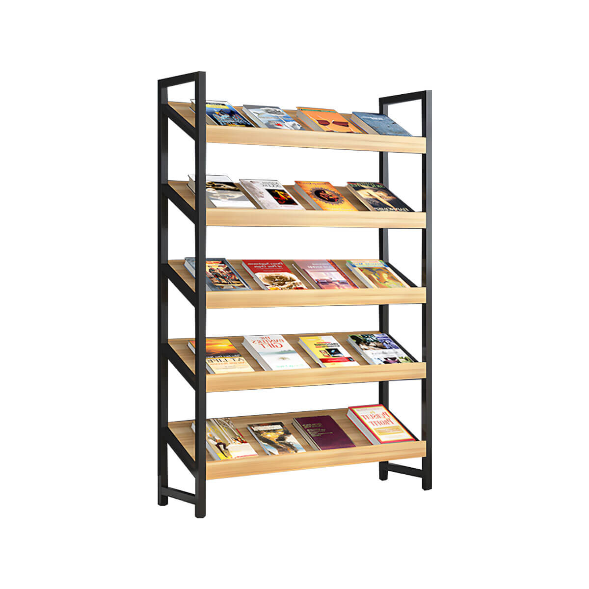 Modern Freestanding Display Shelf and Office Bookcase - ANZHAP ZZJ-008 Main picture 23