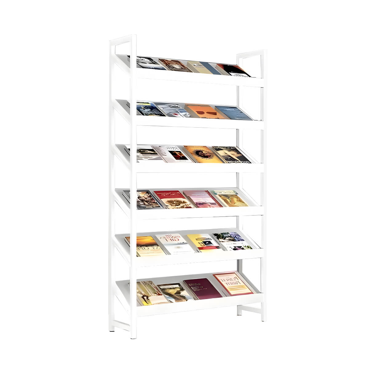 Modern Freestanding Display Shelf and Office Bookcase - ANZHAP ZZJ-008 Main picture 9
