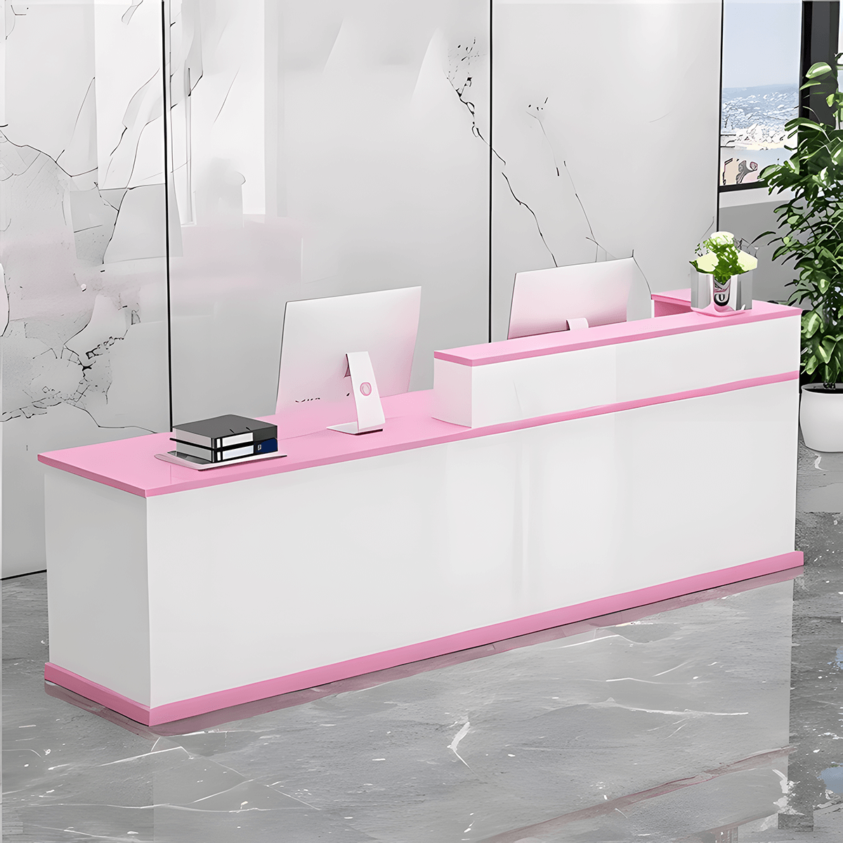Modern Front Desk for Professional Corporate Entrances - ANZHAP JDT-712 Main picture 5.2