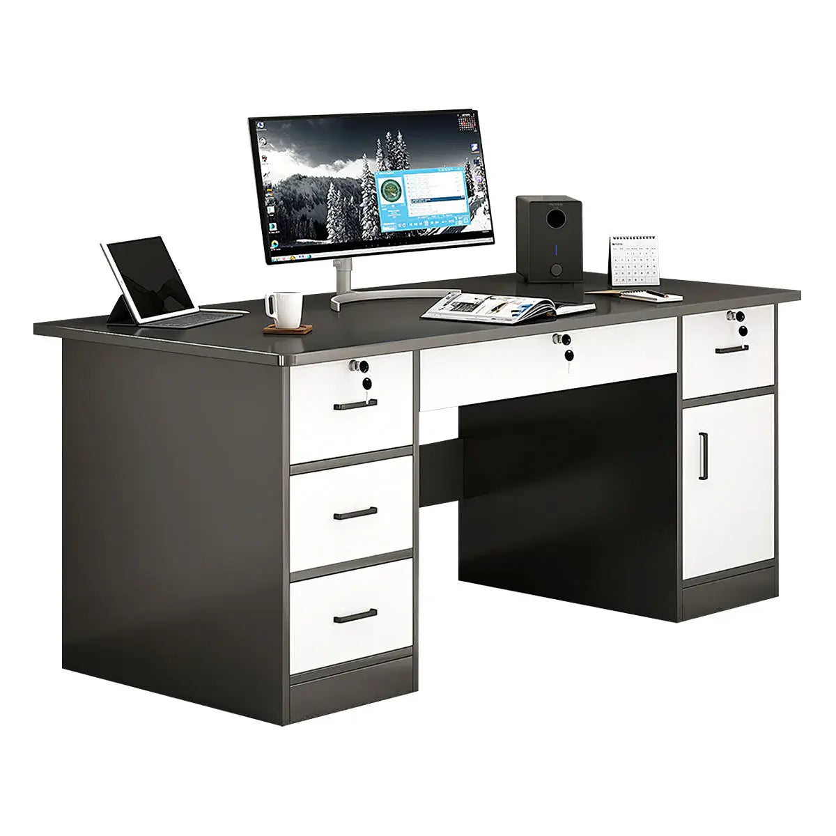 Modern Home Office Desk - Professional Writing Desk ANZHAP-BGZ-2022-mainpictures 9