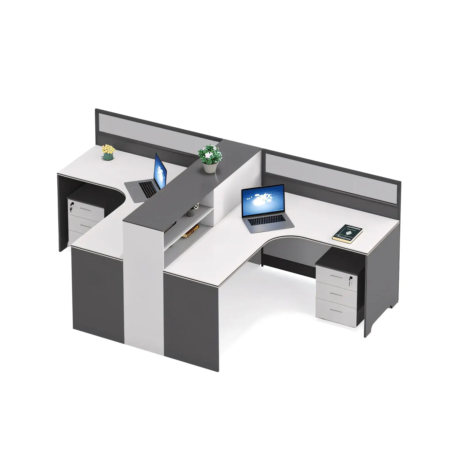 Modern L-Shaped Desk - Corner Workstation with Storage ANZHAP-YGZ-734-mainpictures 13