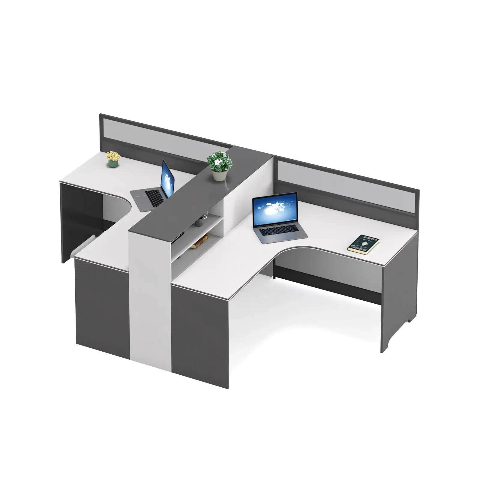 Modern L-Shaped Desk - Corner Workstation with Storage ANZHAP-YGZ-734-mainpictures 14