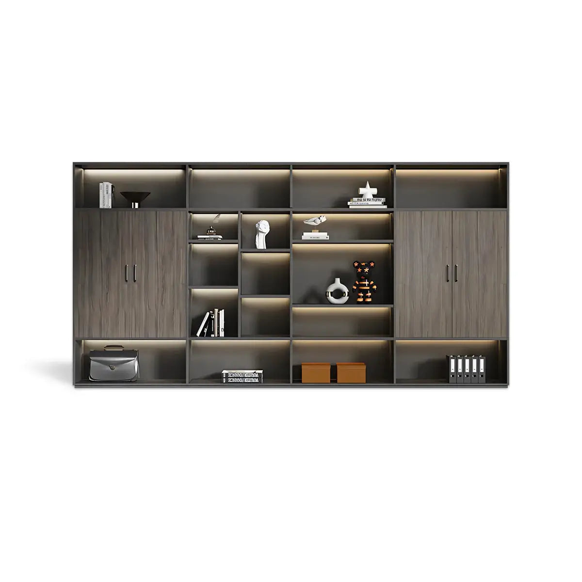 Modern L-Shaped Executive Desk - CEO Office Desk with StorageANZHAP-LBZ-1031-mainpictures 1