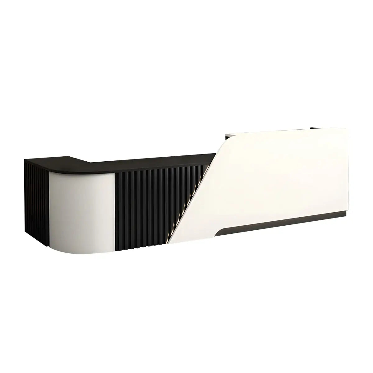 Modern L-Shaped Reception Desk with LED for Medical Clinics Offices ANZHAP- JDT-2248-mainpictures 19