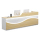 White + Wood Grain / Higher Left Side / L160*W61*H100cm
