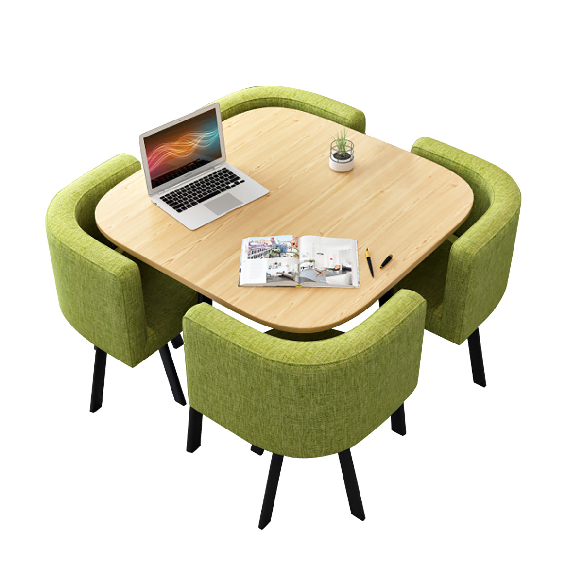 Modern Nesting Table and Chairs for Boutique Office Breakrooms - ANZHAP JDZH-009 Main picture054