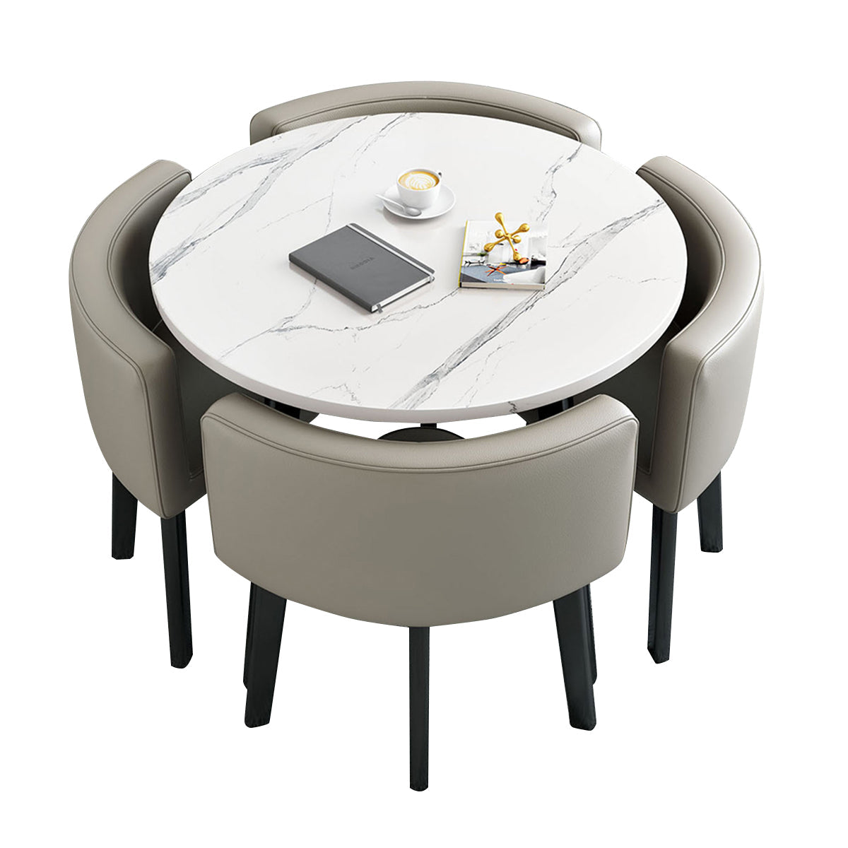 Modern Nesting Table and Chairs for Boutique Office Breakrooms - ANZHAP JDZH-009 Main picture 039
