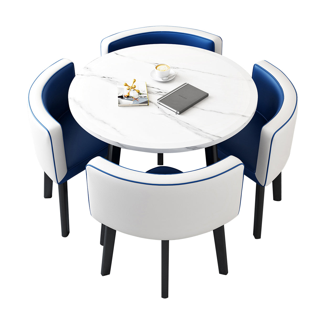 Modern Nesting Table and Chairs for Boutique Office Breakrooms - ANZHAP JDZH-009 Main picture 044