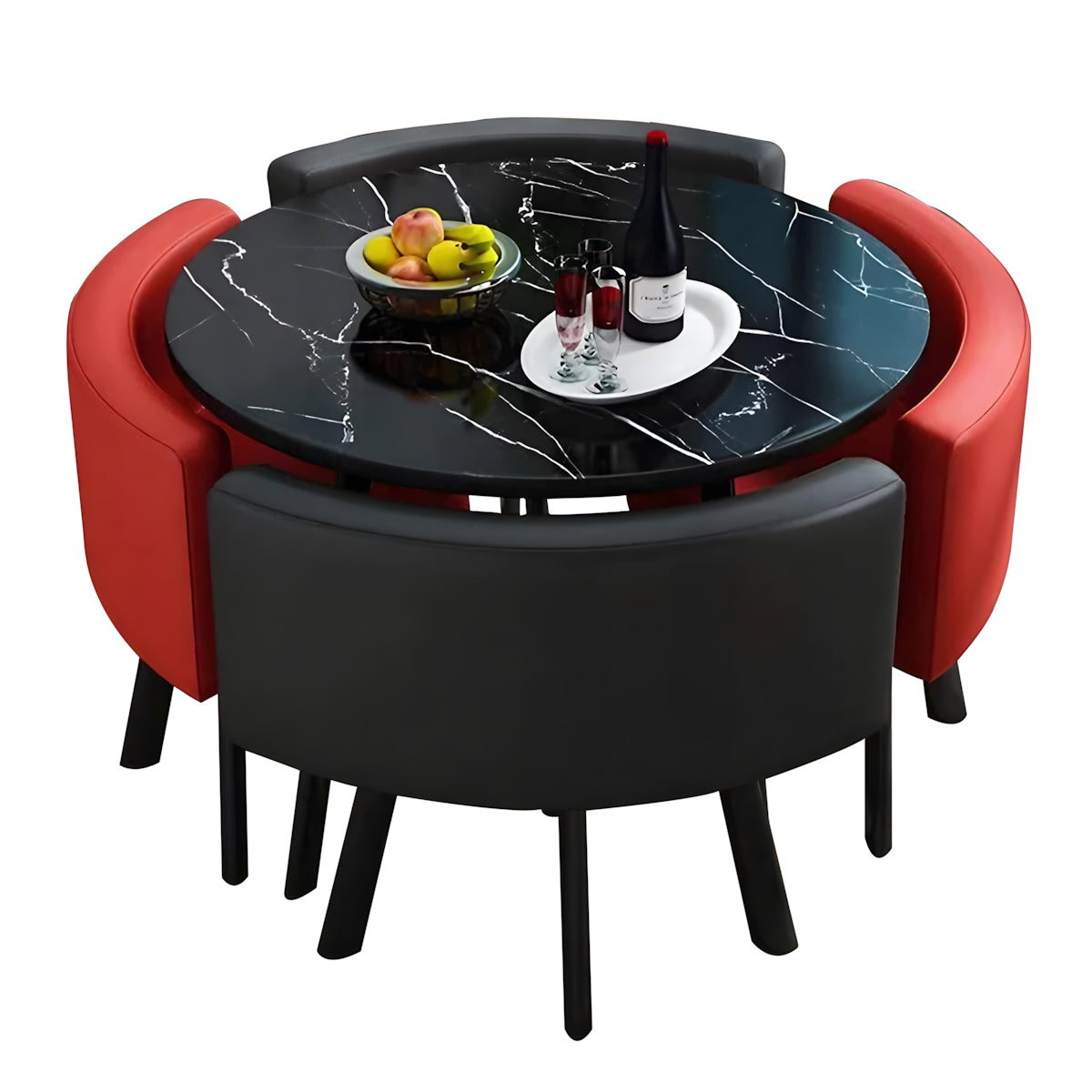 Modern Nesting Table and Chairs for Boutique Office Breakrooms - ANZHAP JDZH-009 Main picture 049