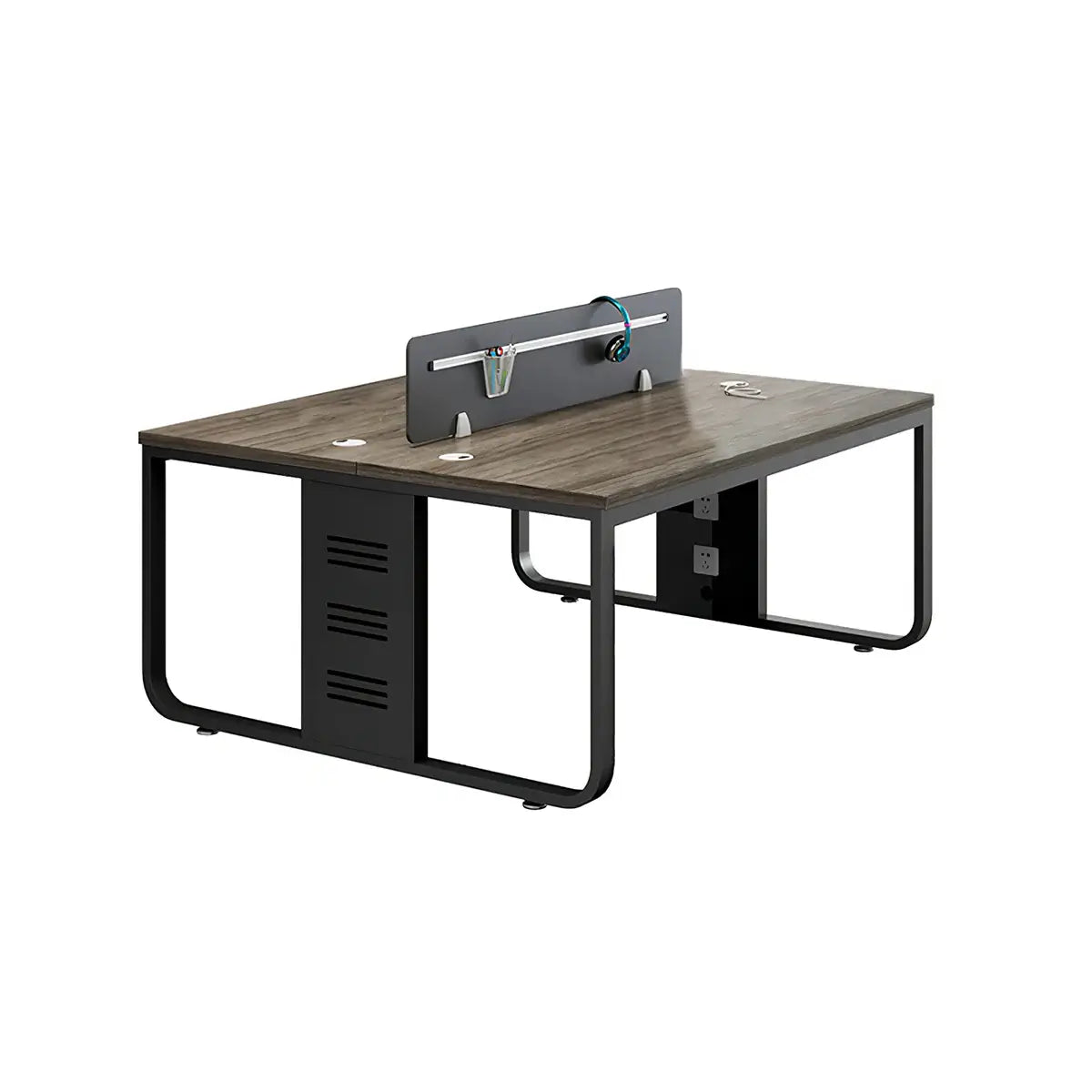 Modern Oak Office Table - Aesthetic Minimalist PC Desk ANZHAP-YGZ-1088-mainpictures 43